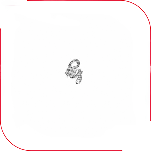 Monorecchino Iniziale Zirconata NOMISSIMO - Biondo Gioielli