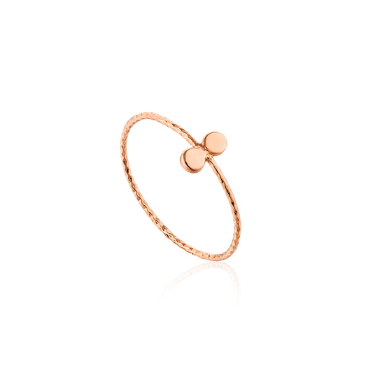 Anello donna ANIA HAIE Texture Mix - Biondo Gioielli