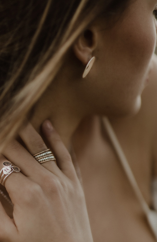 Anello in argento CUORI & FRECCE