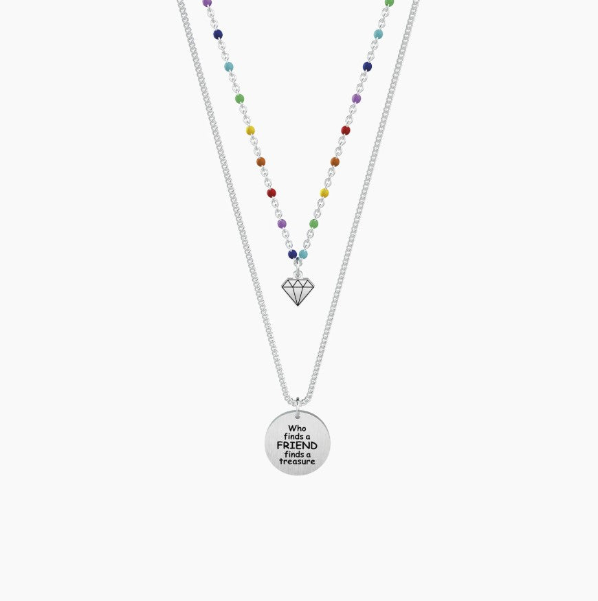 Collana donna KIDULT Love - Biondo Gioielli
