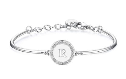 Bracciale donna BROSWAY Chakra Lettera R - Biondo Gioielli
