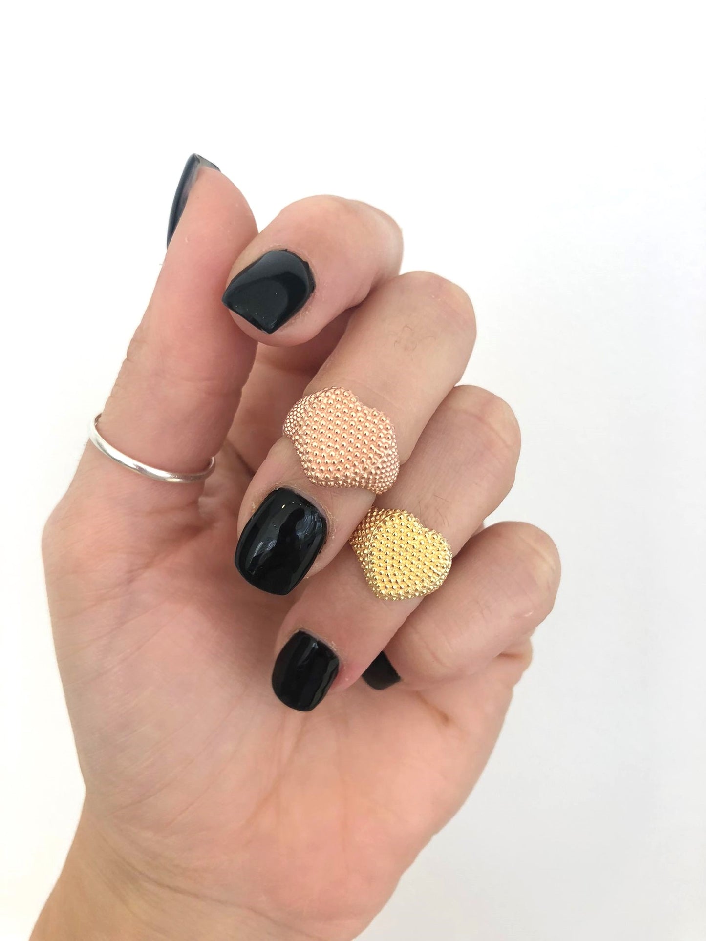 Anello chevalier da mignolo argento