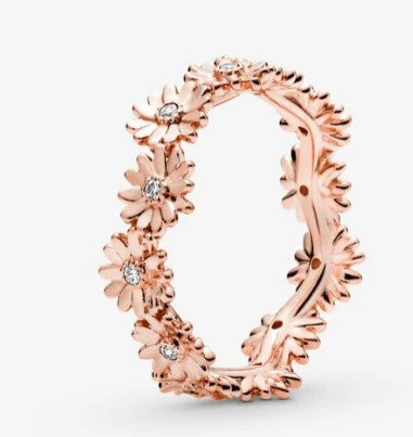 Anello PANDORA a corona Margherita scintillante - Biondo Gioielli