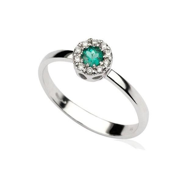 Anello oro 18kt e smeraldo NAMURI - Biondo Gioielli