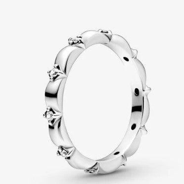 Anello PANDORA fascia Petali di fiore - Biondo Gioielli