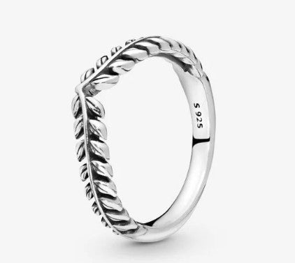 Anello PANDORA chevron spighe di grano - Biondo Gioielli