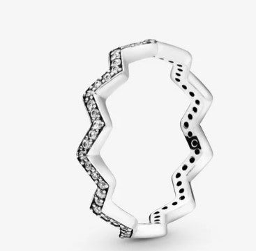 Anello PANDORA Zigzag scintillante - Biondo Gioielli