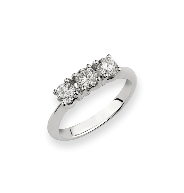 Anello Trilogy Oro e Diamanti NAMURI - Biondo Gioielli