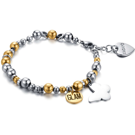 Bracciale donna S'AGAPÕ Glam con farfalla