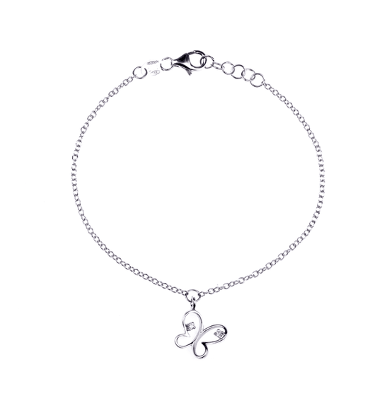 Bracciale farfalla in oro 18kt e diamanti NAMURI - Biondo Gioielli