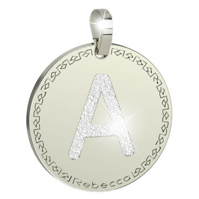 Ciondolo donna REBECCA Lettera iniziale glitter