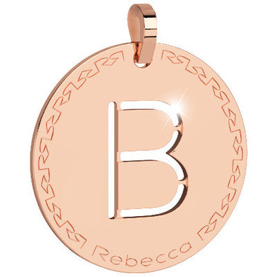 Ciondolo REBECCA Lettera B - Biondo Gioielli