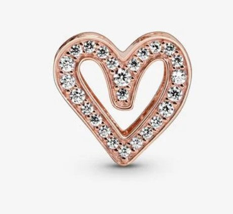 Charm PANDORA con cuore scintillante - Biondo Gioielli