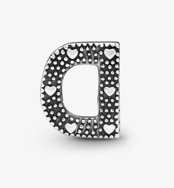 Charm PANDORA Lettere ALfabeto - Biondo Gioielli