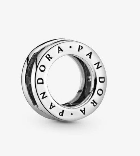 Charm PANDORA Reflexions a cerchio con logo - Biondo Gioielli