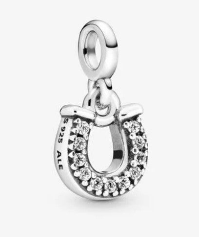 Mini charm PANDORA Il mio ferro di cavallo portafortuna - Biondo Gioielli