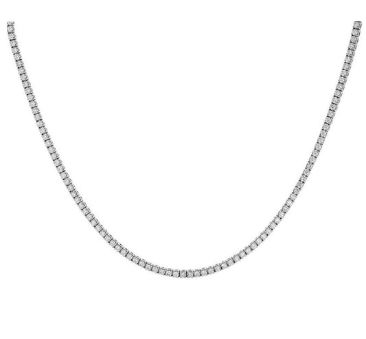 Collana Tennis argento e zirconi