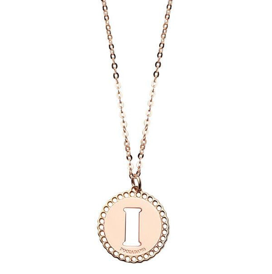 Collana donna BOCCADAMO Lettera I - Biondo Gioielli