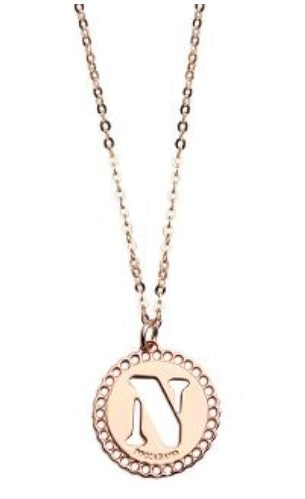Collana donna BOCCADAMO Lettera N - Biondo Gioielli