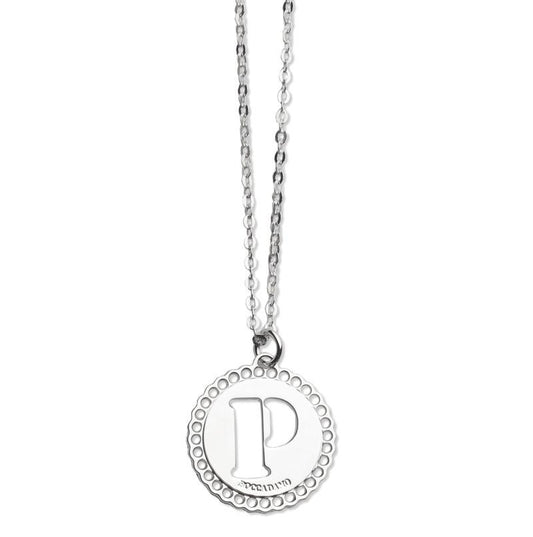 Collana donna BOCCADAMO Lettera P - Biondo Gioielli