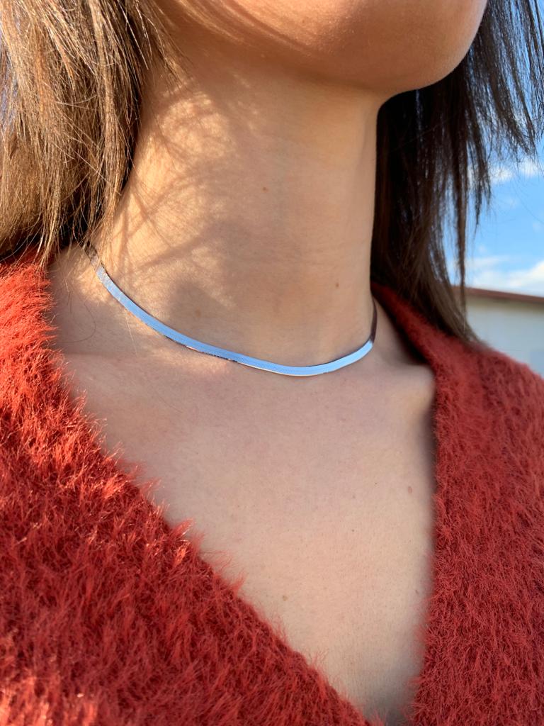 Collana snake in argento - Biondo Gioielli