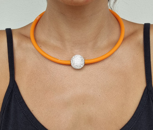 Bracciale / collana BOCCADAMO in silicone