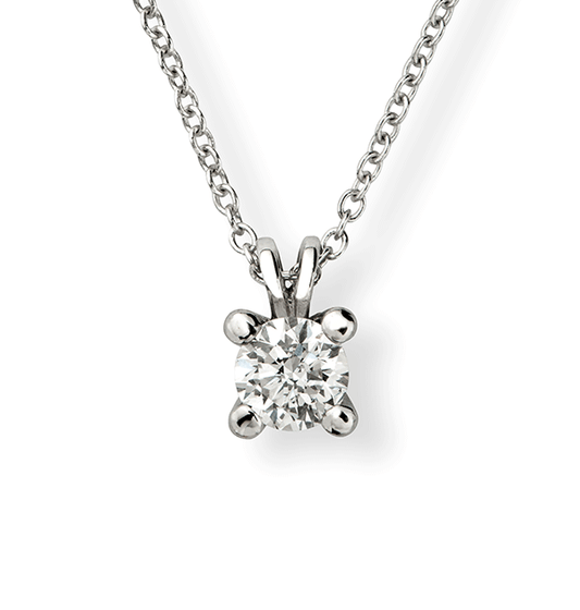 Pendente Solitario Oro e Diamanti NAMURI - Biondo Gioielli