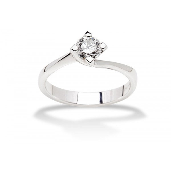Anello solitario DI LEO - Biondo Gioielli