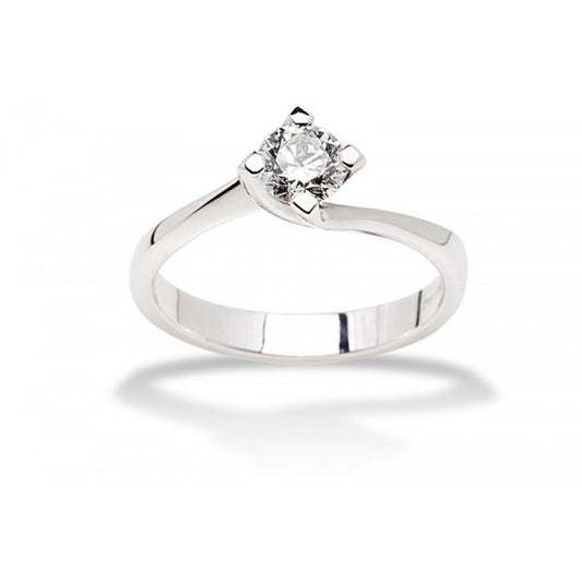 Anello solitario DI LEO - Biondo Gioielli